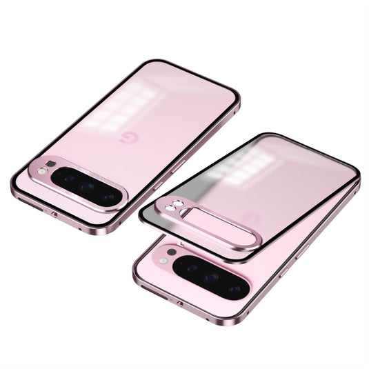 Google Pixel 9/Pro/Pro XL - Metal Frame Frosted Magnetic Phone Case - i-Station Mobile Phone & Electronic Device Repair and Accessories