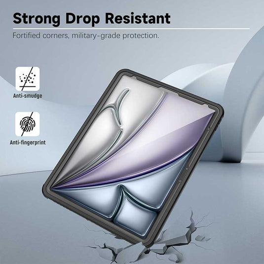 Apple iPad Air 13-inch M2 (2024) - Shellbox Waterproof Heavy Duty Lifeproof Style Case - i-Station Mobile Phone & Electronic Device Repair and Accessories