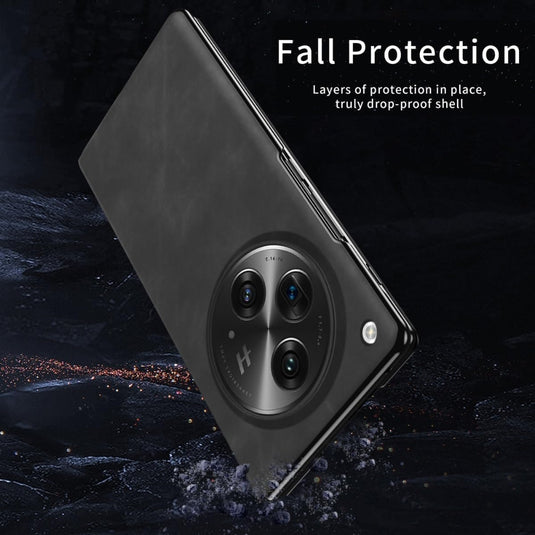 OPPO Find N3 (CPH2499) - Napa Texture Full Cover Shockproof Case - i-Station Mobile Phone & Electronic Device Repair and Accessories