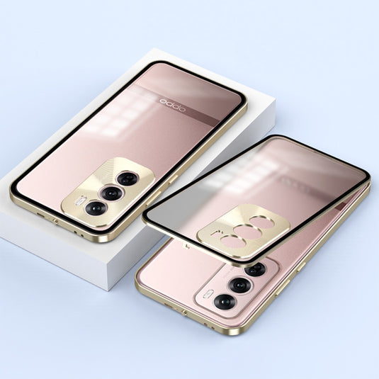 OPPO Reno12/Pro/12 F 4G/5G - Metal Frame Shockproof Frosted Phone Case - i-Station Mobile Phone & Electronic Device Repair and Accessories