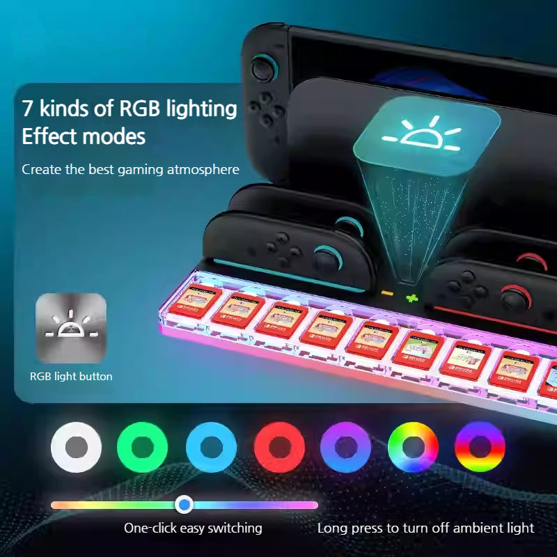 Load image into Gallery viewer, Nintendo Switch 2 (2025) - Multi-Functional Joy-Con Charging Dock with Game Card Storage