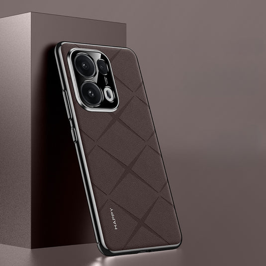 OPPO Reno13 / Pro - Plain Leather PC Phone Case - i-Station Mobile Phone & Electronic Device Repair and Accessories