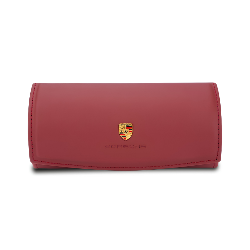 Load image into Gallery viewer, Porsche PU Leather Car Sunglasses Holder for Macan, Cayenne, 718, Panamera, 911, Taycan - i-Station Mobile Phone & Electronic Device Repair and Accessories