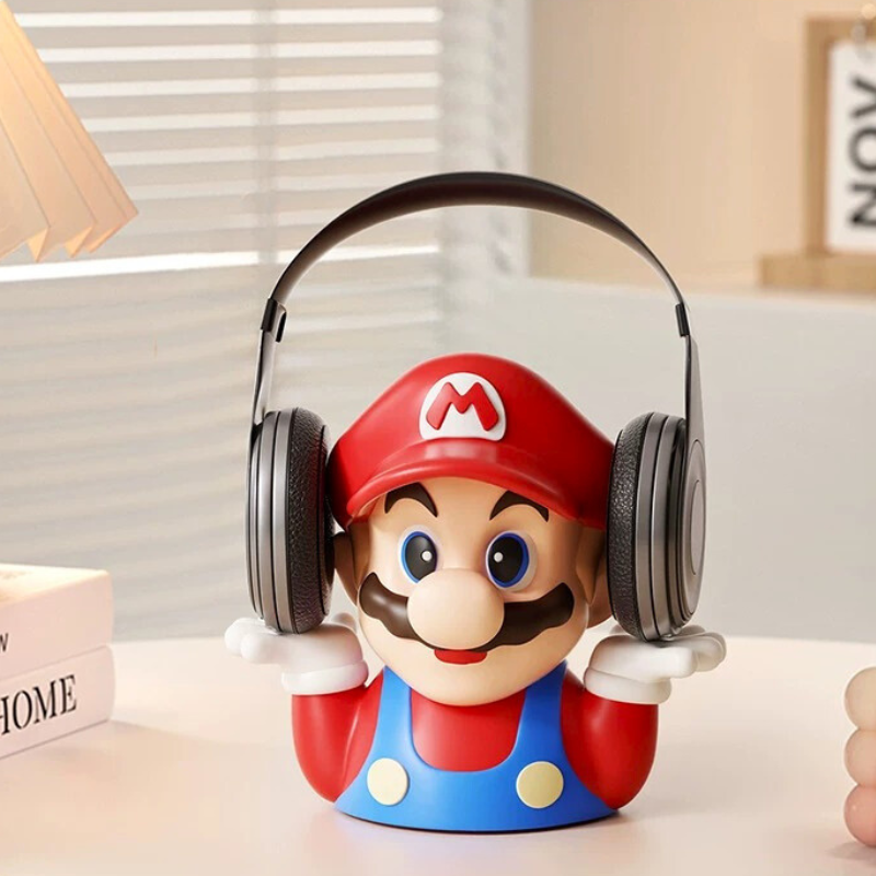 Load image into Gallery viewer, Mario-Style Headset Stand & Game Controller Organizer for PS5, Xbox, Nintendo Switch