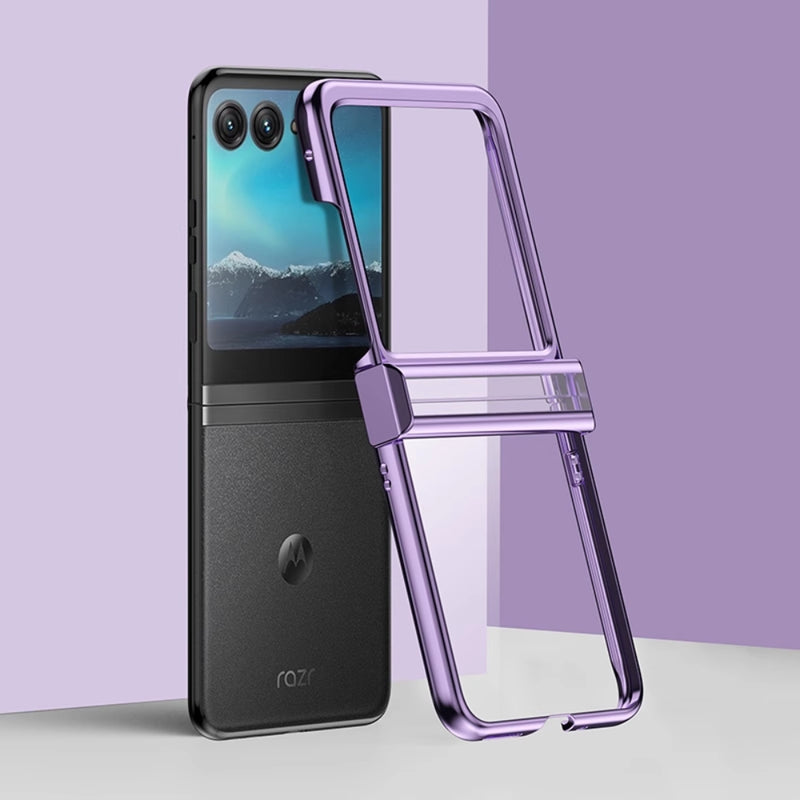 Load image into Gallery viewer, Motorola Razr 50/Ultra - Electroplated Transparent Minimalist Phone Case - i-Station Mobile Phone & Electronic Device Repair and Accessories