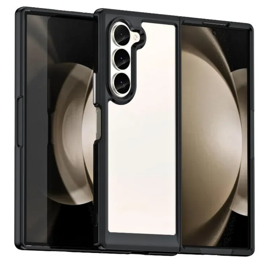 Samsung Galaxy Z Fold 6 SM-F956 Transparent Anti-drop Folding Essentials Series Case - i-Station Mobile Phone & Electronic Device Repair and Accessories