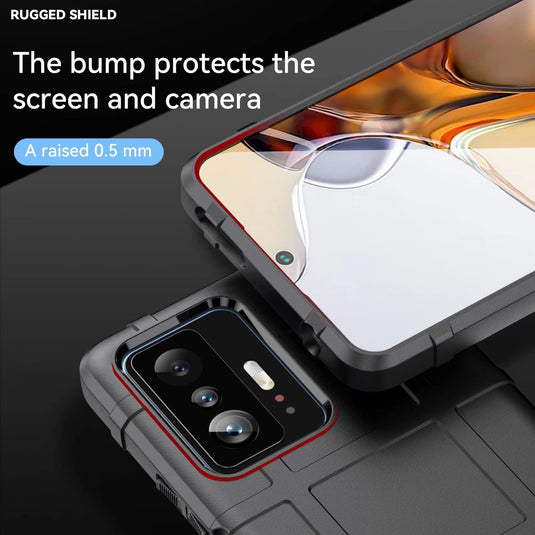 Nokia C3 - Shield Shockproof Rugged Heavy Duty Case With 2PC 9H Tempered Glass Screen Protector - i-Station Mobile Phone & Electronic Device Repair and Accessories