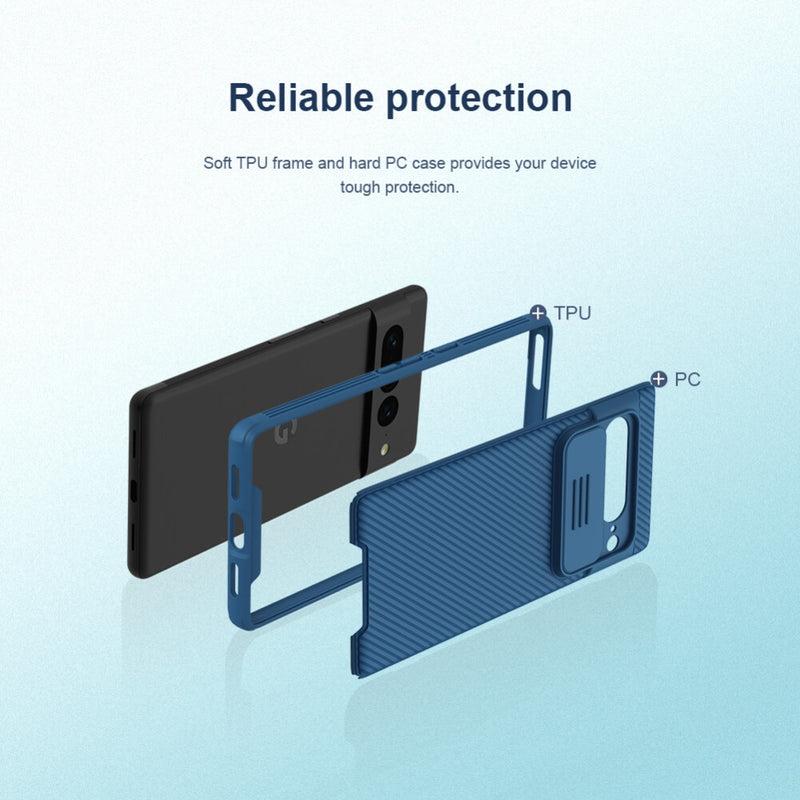 Load image into Gallery viewer, Google Pixel 7/Pro/A - Nillkin Slide Cover Camera Lens Privacy Protection Case - i-Station Mobile Phone & Electronic Device Repair and Accessories