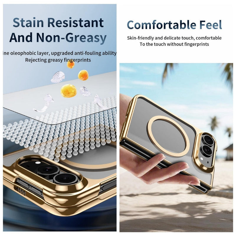 Load image into Gallery viewer, Apple iPhone Duo - Clear Plated Magnetic Integrated Film Phone Case - Polar Tech Australia