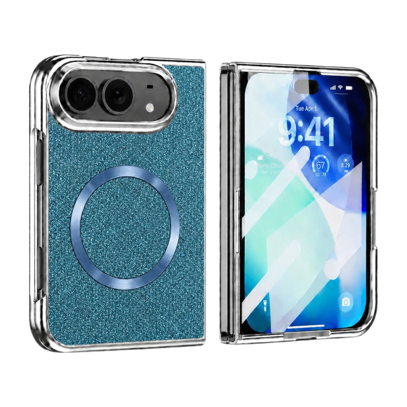 Load image into Gallery viewer, Apple iPhone Duo - Glitter Powder Magnetic Integrated Film Phone Case - Polar Tech Australia