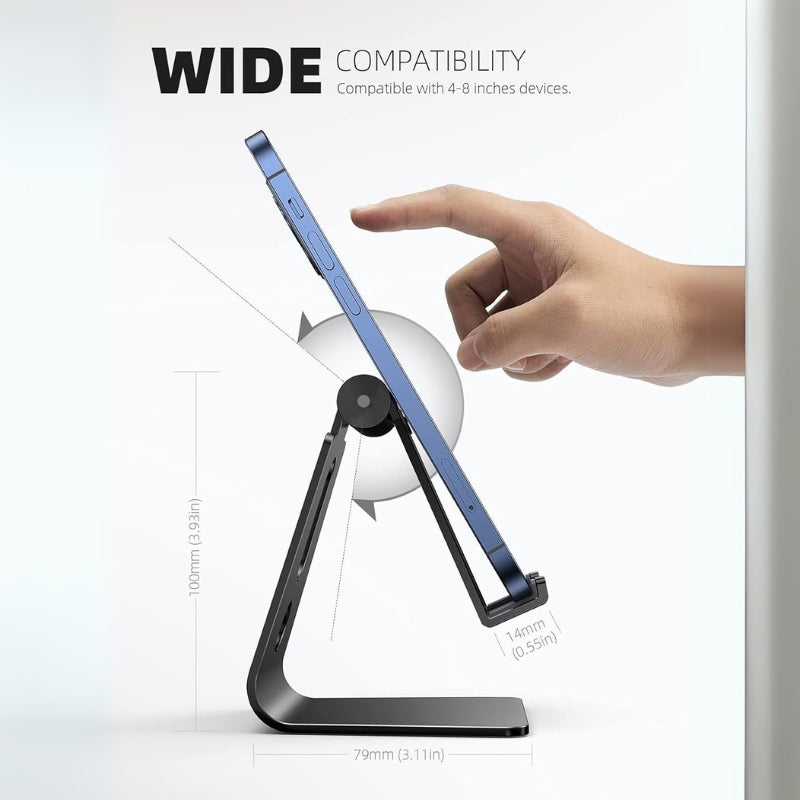 Load image into Gallery viewer, Adjustable Cell Phone Stand, Lamicall Phone Stand Cradle, Dock, Holder Compatible with iPhone Samsung Accessories Desk, Android Smartphone - i-Station Mobile Phone & Electronic Device Repair and Accessories
