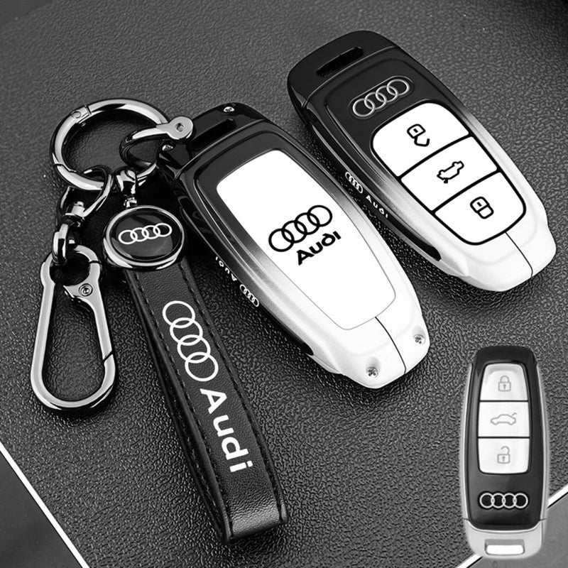 Load image into Gallery viewer, Audi Stylish with Cool Shockproof Car Key Protective Fob Case Cover For A3, A4, A5, A6, Q2, Q3, Q5, Q7, Q8, e-tron - i-Station Mobile Phone & Electronic Device Repair and Accessories