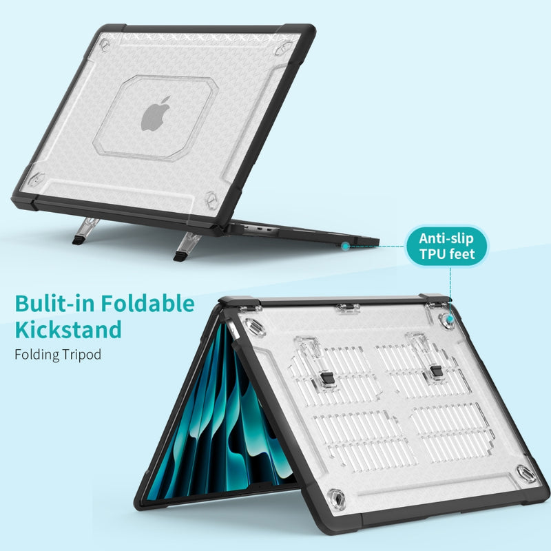 Load image into Gallery viewer, MacBook Air 15.3" (A2941 & A3114) - BJB2 Full Coverage Laptop Stand Protective Case - i-Station Mobile Phone & Electronic Device Repair and Accessories