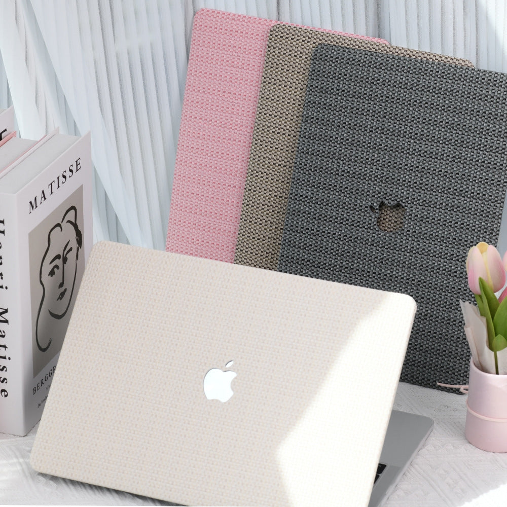 MacBook Retina 12" (A1534) - Checkered Pattern Leather Protective Case - i-Station Mobile Phone & Electronic Device Repair and Accessories