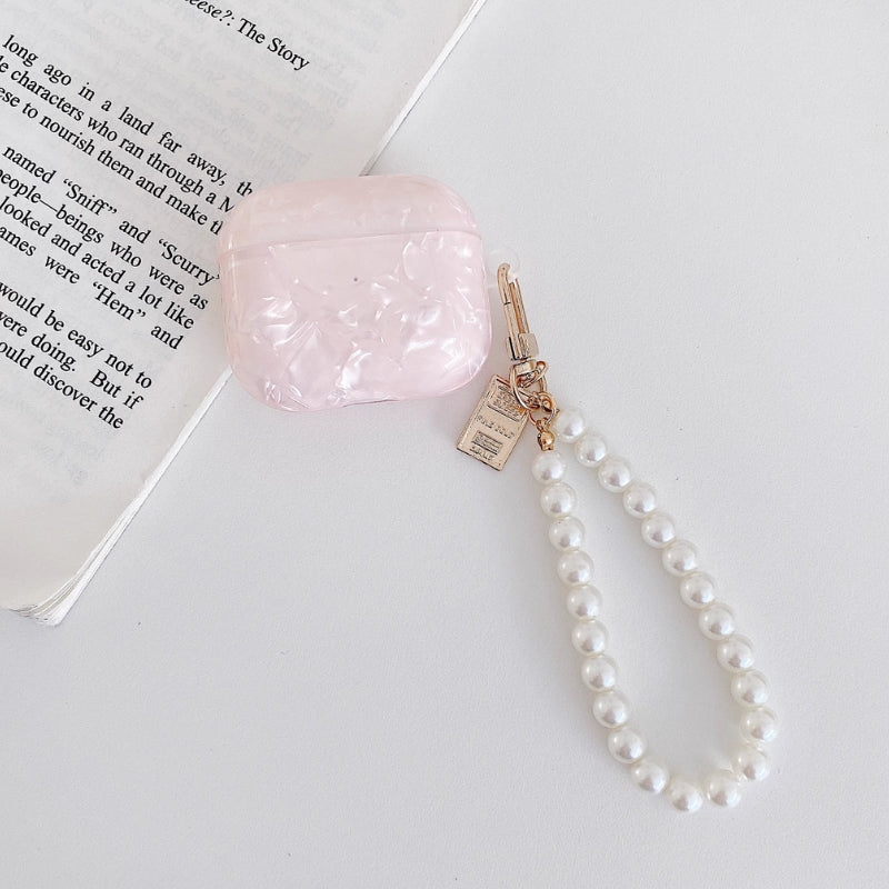 Apple AirPods 4 - Protective Cover Skin With Pearl Keychain Charging Cover Case - i-Station Mobile Phone & Electronic Device Repair and Accessories