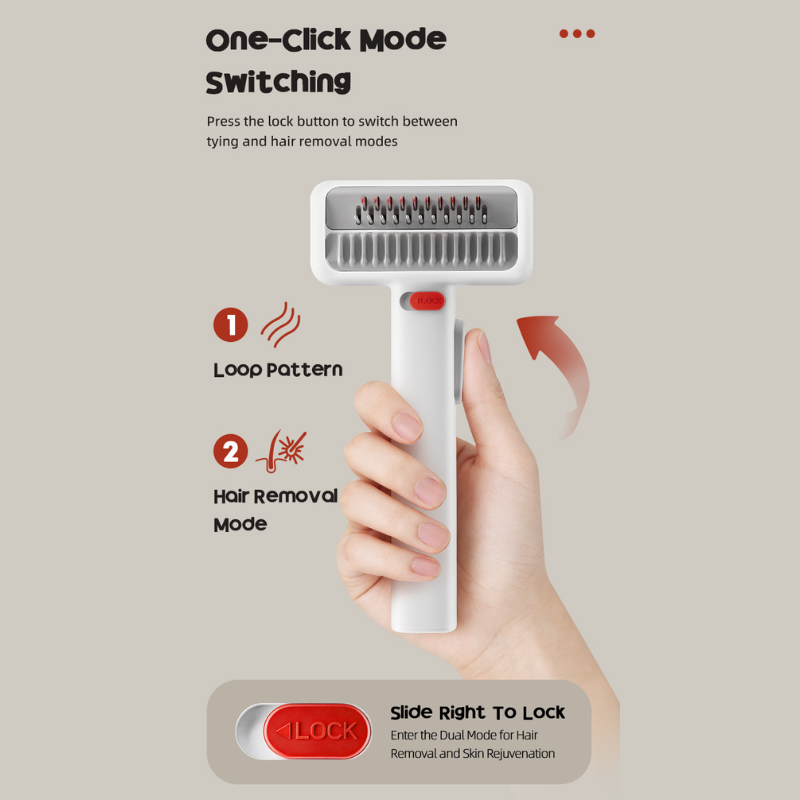 Load image into Gallery viewer, 2-in-1 Pet Grooming Brush – Dematting & Deshedding Tool for Dogs & Cats - i-Station Mobile Phone & Electronic Device Repair and Accessories