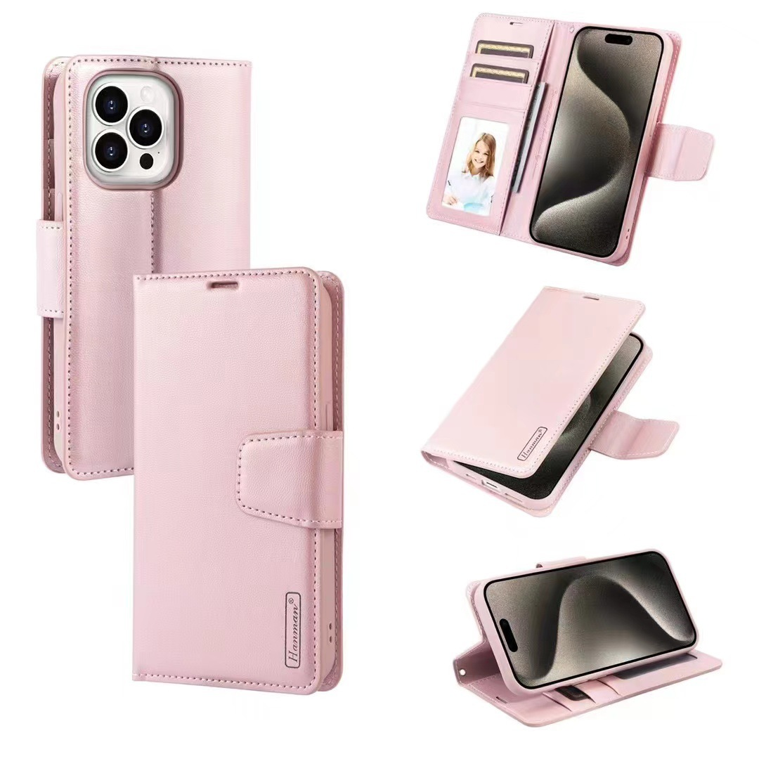 Apple iPhone 16/16 Plus/16 Pro/16 Pro/16e Max Hanman Mill Premium Quality Flip Wallet Leather Case - i-Station Mobile Phone & Electronic Device Repair and Accessories