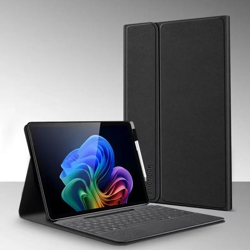Load image into Gallery viewer, Microsoft Surface Pro 12 (2025) - Slim & Lightweight Leather Magnetic Buckle Case - i-Station Mobile Phone & Electronic Device Repair and Accessories