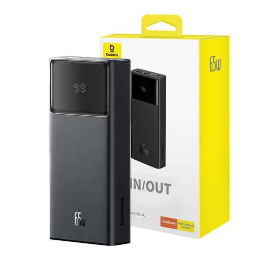 Baseus Star-Lord Digital Display Fast Charging Power Bank 20000mAh 65W - i-Station Mobile Phone & Electronic Device Repair and Accessories
