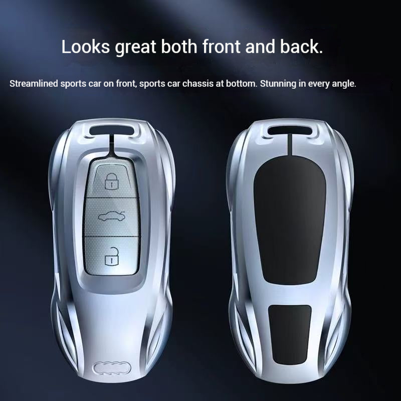 Load image into Gallery viewer, Audi Zinc Alloy Silicone Car Key Fob Case Cover For A3 For A4, A5, Q3, Q7, Audi TT - i-Station Mobile Phone & Electronic Device Repair and Accessories