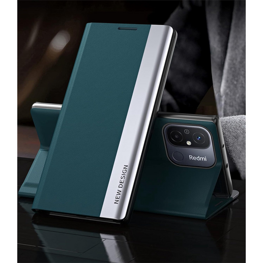 Xiaomi Redmi K60 Ultra-thin Premium Minimalist Folding Genuine Leather Series Case - i-Station Mobile Phone & Electronic Device Repair and Accessories