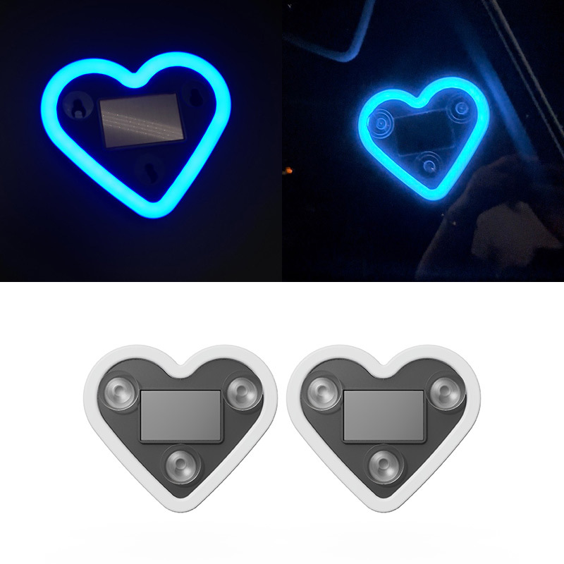 Load image into Gallery viewer, Triangle Window Heart-Shaped LED Neon Light for Car Interior Rear Windshield, Decorative Ambient Lighting - i-Station Mobile Phone & Electronic Device Repair and Accessories