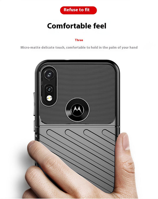 Motorola Moto Defy 2021 - Shield Shockproof Rugged Heavy Duty Case With 2PC 9H Tempered Glass Screen Protector - i-Station Mobile Phone & Electronic Device Repair and Accessories