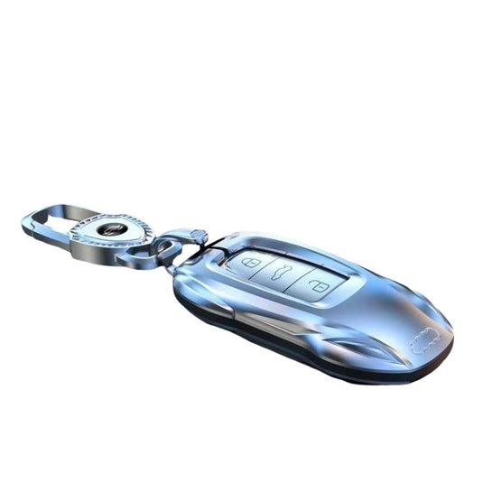 Audi Zinc Alloy Silicone Car Key Fob Case Cover For A3 For A4, A5, Q3, Q7, Audi TT - i-Station Mobile Phone & Electronic Device Repair and Accessories
