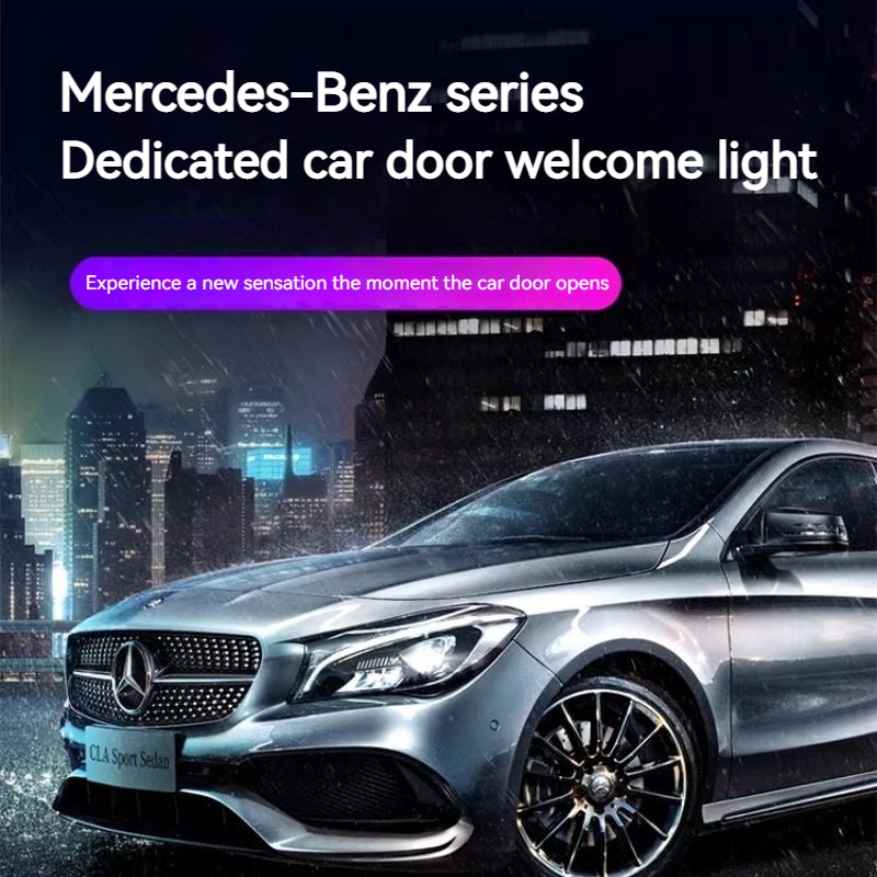 Load image into Gallery viewer, Mercedes-Benz S-Class Custom Dedicated Car Door Welcome Lights & LED Projector for S320L, S350L, S400, S450L, S500L Maybach (1 Pcs)