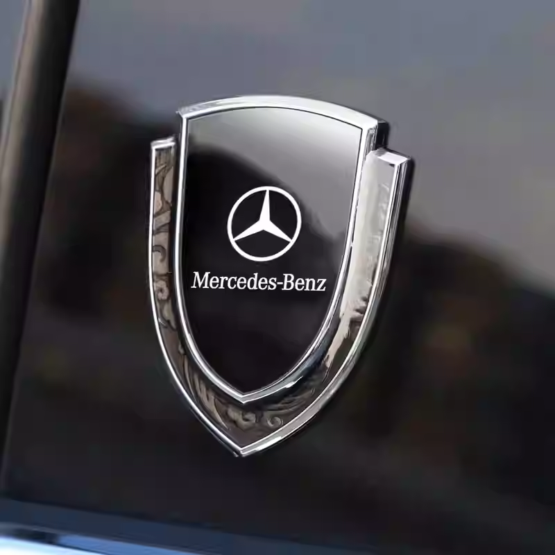 Load image into Gallery viewer, Mercedes-Benz 3D Metal Mirror Car Badge Sticker For A-Class/C-Class/E-Class/GLC/GLB/GLA - i-Station Mobile Phone & Electronic Device Repair and Accessories