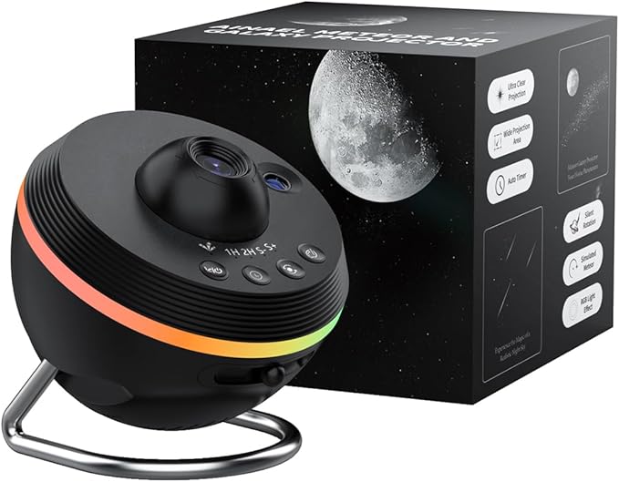 Load image into Gallery viewer, Star Projector, 360 Rotatable Galaxy Projector Wtih Timer,4K 13 HD Film Discsfor Bedroom, Night Light Projector for Kids & Adults Bedroom Christmas Decor - i-Station Mobile Phone & Electronic Device Repair and Accessories