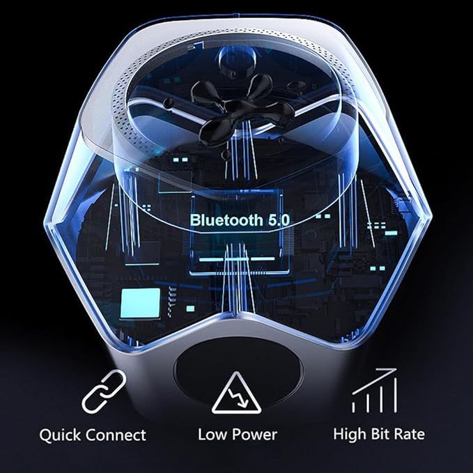 Load image into Gallery viewer, Magnetic Fluid Speaker, Dancing Ferrofluid Music Rhythm Lamp, 360° Surround Sound Touch Wireless Bluetooth Speaker, Shocked Bass Subwoofer Living Room Desktop - i-Station Mobile Phone & Electronic Device Repair and Accessories