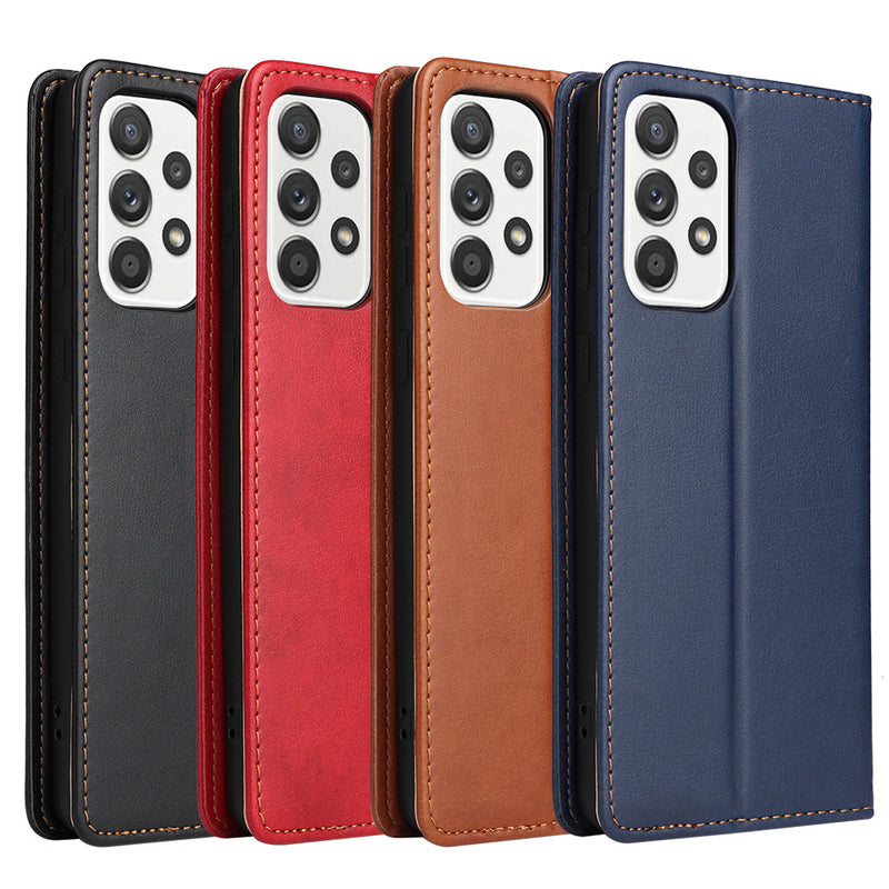 Load image into Gallery viewer, Samsung Galaxy A56 SM-A566 Premium Leather Flip Shockproof Wallet Series Case With Card Slot - i-Station Mobile Phone & Electronic Device Repair and Accessories