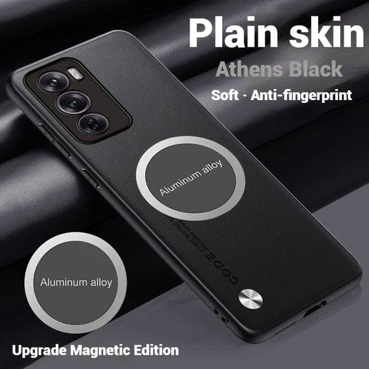 Oppo Reno 12 & Pro - Soft Edged Plain Leather Essentials Series Case - i-Station Mobile Phone & Electronic Device Repair and Accessories