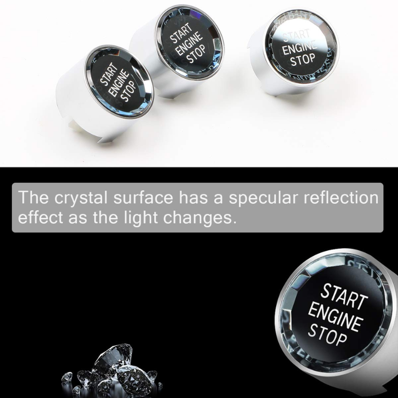 Load image into Gallery viewer, BMW Vehicle-specific Crystal Start Stop Button Cover For 1/2/3/4/5/7 Series & X1/X2/X3/X5 - i-Station Mobile Phone & Electronic Device Repair and Accessories