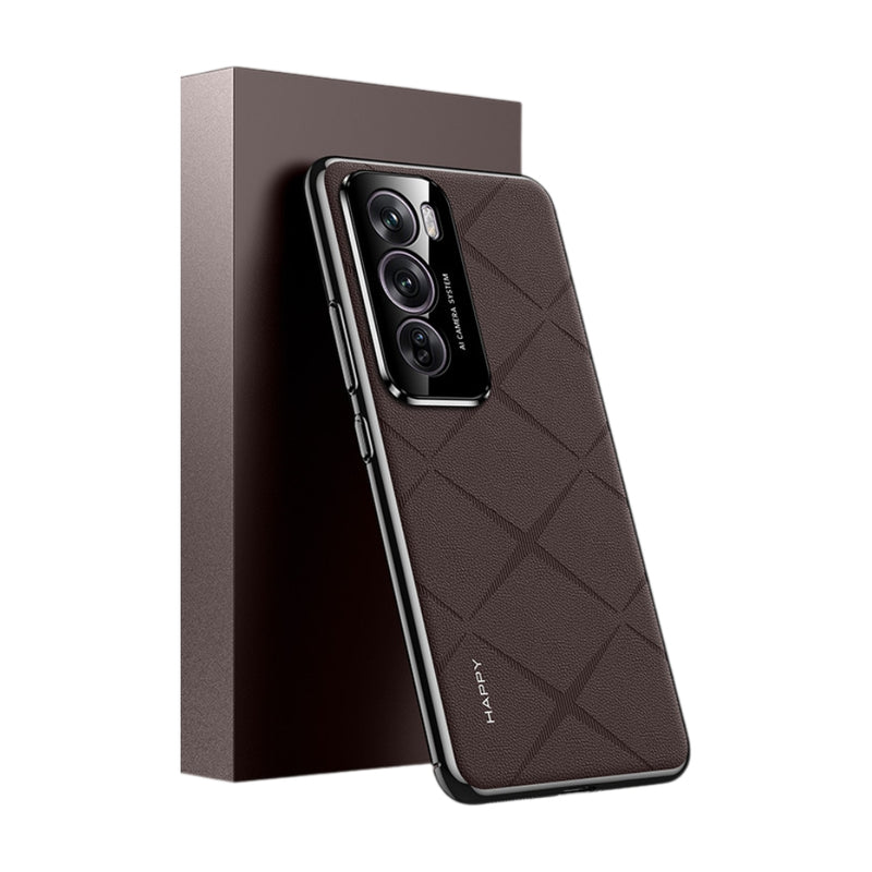 Load image into Gallery viewer, OPPO Reno11 Pro (CPH2607) - Plain Leather PC Phone Case - i-Station Mobile Phone & Electronic Device Repair and Accessories