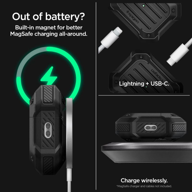 Load image into Gallery viewer, Apple AirPods Pro 2 (2022) Resilient Ultra Soft Cover Rugged Armor Case Designed Mechanics Series Case - i-Station Mobile Phone & Electronic Device Repair and Accessories