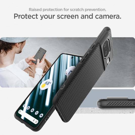 Google Pixel 8 - Shockproof Air Cushion Form Fitted Slim Lightweight Soft TPU Cover Essentials Series Case - i-Station Mobile Phone & Electronic Device Repair and Accessories