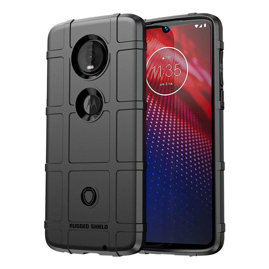 Motorola Moto Z4/Moto Z4 Play/Moto Z4 Force - Shield Shockproof Rugged Heavy Duty Case  With 2PC Tempered Glass Screen Protector - i-Station Mobile Phone & Electronic Device Repair and Accessories