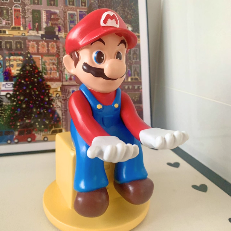 Load image into Gallery viewer, Mario-Style Headset Stand & Game Controller Organizer for PS5, Xbox, Nintendo Switch