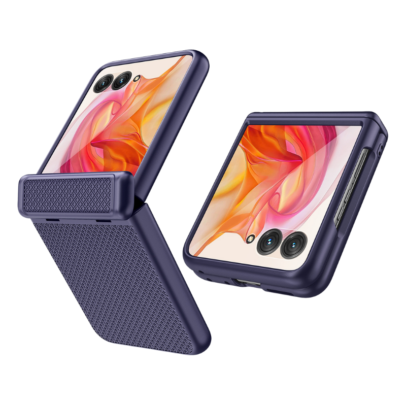 Load image into Gallery viewer, Motorola Moto Razr 60/Ultra Hinge Grid Anti-drop Protective Case - i-Station Mobile Phone & Electronic Device Repair and Accessories