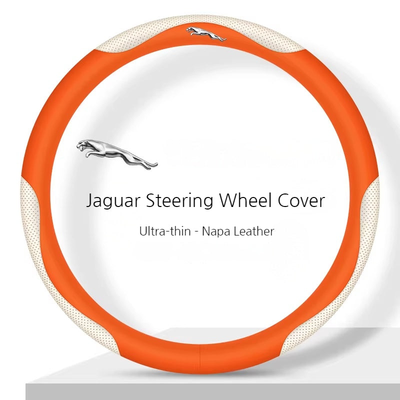 Load image into Gallery viewer, Jaguar Ultra-Thin Anti-Slip Steering Wheel Cover for XFL, XEL, F-PACE, F-TYPE, XJ, XF, XJL - i-Station Mobile Phone & Electronic Device Repair and Accessories