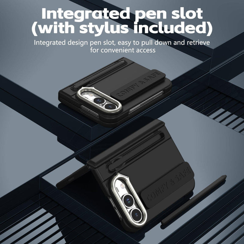 Load image into Gallery viewer, Apple iPhone Duo - Film Integrated Lens Frame Bracket Phone Case with Wristband / Pen - Polar Tech Australia