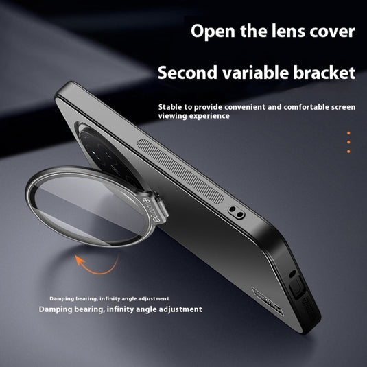 OPPO Find X8 Pro - Full Coverage Lens Stand Shockproof Protective Case - i-Station Mobile Phone & Electronic Device Repair and Accessories
