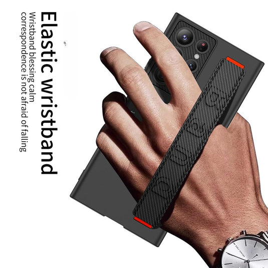 Samsung Galaxy S24/Plus/Ultra - Wrist Strap Stand Shockproof Protective Case - i-Station Mobile Phone & Electronic Device Repair and Accessories