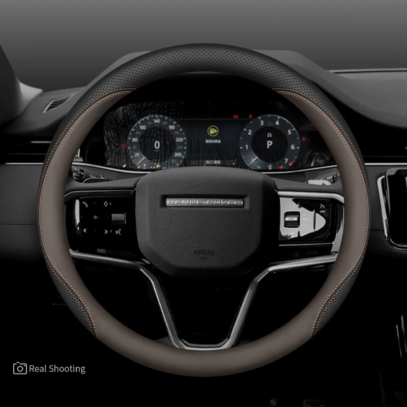 Load image into Gallery viewer, Land Rover Premium Nappa Leather Breathable Ultra-Thin Non-Slip Steering Wheel Cover For Discovery Sport, Range Rover Evoque, Defender, Velar, Discovery 4/5 - i-Station Mobile Phone & Electronic Device Repair and Accessories