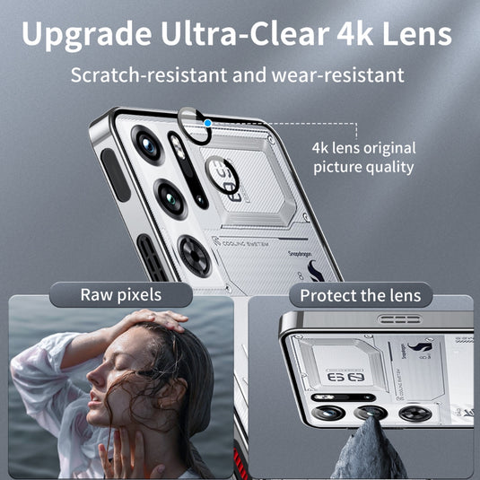 ZTE nubia Red Magic 10 Pro / 10 Pro Plus - Metal Frame Heat Dissipation with Shockproof Phone Case - i-Station Mobile Phone & Electronic Device Repair and Accessories