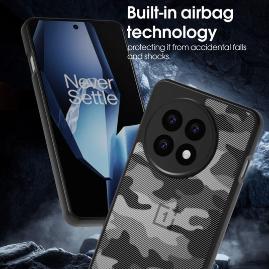 OnePlus 13 - Transparent Camouflage Shockproof Protective Case - i-Station Mobile Phone & Electronic Device Repair and Accessories