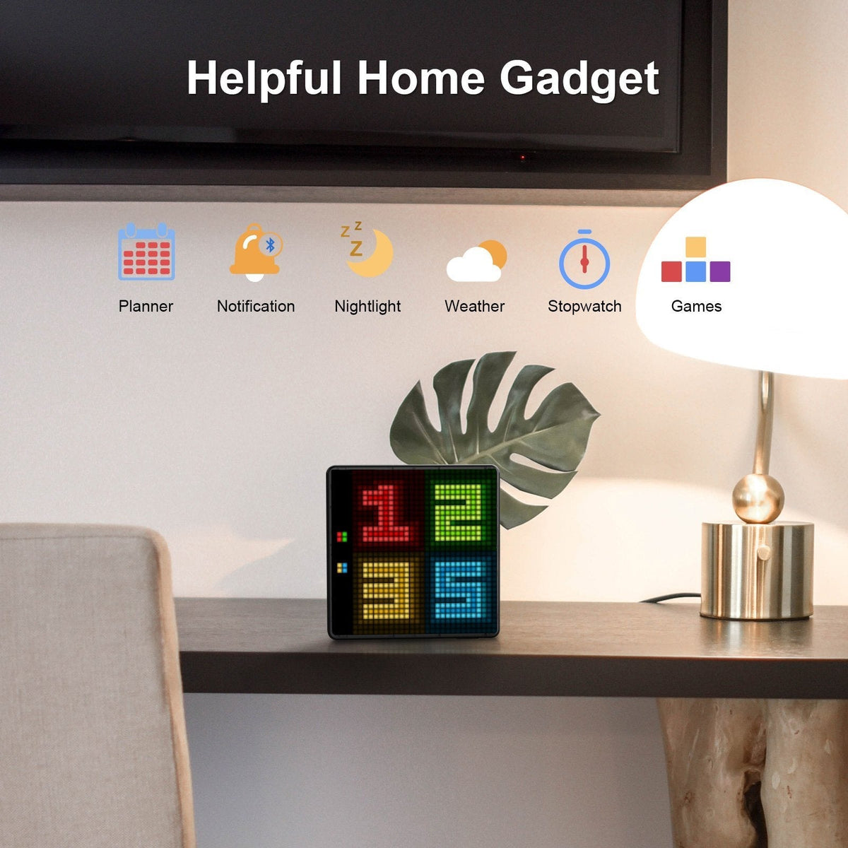 Divoom Pixoo-Max WiFi Pixel Art 32x32 LED Display Unique Lighting Decoration App Control Perfect Gift - i-Station Mobile Phone & Electronic Device Repair and Accessories