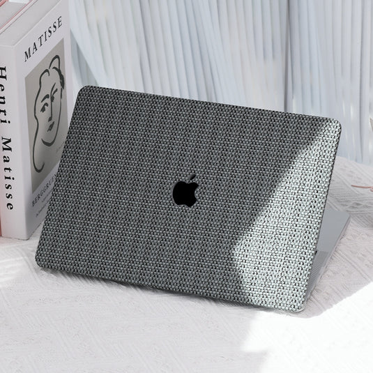 MacBook Retina 12" (A1534) - Checkered Pattern Leather Protective Case - i-Station Mobile Phone & Electronic Device Repair and Accessories
